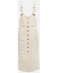 Isabel Marant - Filipine Denim Mini Dress - Lyst
