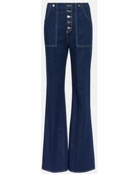 Veronica Beard - Crosbie High-rise Wide-leg Jeans - Lyst
