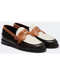 Christian Louboutin - Plato Leather Penny Loafers - Lyst