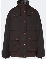 Acne Studios - Oversized Cotton Canvas Down Jacket - Lyst