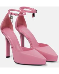 Givenchy Plateau-Pumps G Lock aus Leder - Pink