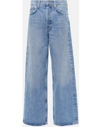 Agolde - Low Slung Baggy Straight Jeans - Lyst