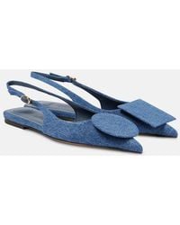 Jacquemus - Ballerinas Les Slingbacks Duelo Plates Aus Denim - Lyst