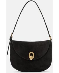 SAVETTE - Tondo Small Suede Shoulder Bag - Lyst
