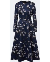 Emilia Wickstead - Capucine Floral Midi Dress - Lyst