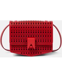 Alaïa - Le Papa Small Vienne Leather Crossbody Bag - Lyst