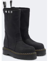 Rick Owens - Drkshdw X Dr. Martens Quad Platform Boots - Lyst