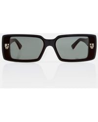 Cartier - Embellished Square Sunglasses - Lyst