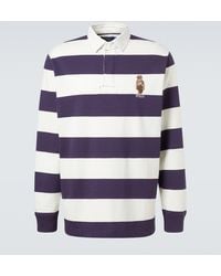 Polo Ralph Lauren - Polo Bear Striped Cotton Polo Shirt - Lyst