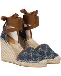sandales compensées gucci