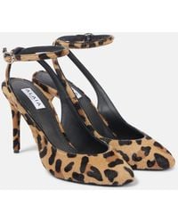 Alaïa - Decollete 90 Calf Hair Slingback Pumps - Lyst