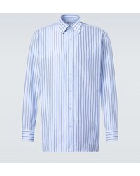 Charvet - Striped Cotton Poplin Shirt - Lyst