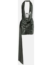 Alex Perry - Draped Halterneck Sequined Minidress - Lyst