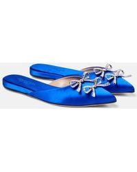 Giambattista Valli - Embellished Satin Mules - Lyst