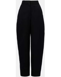 Givenchy - Weite Hose Cocoon Aus Wolle - Lyst