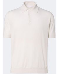Prada - Cashmere And Silk Polo Shirt - Lyst