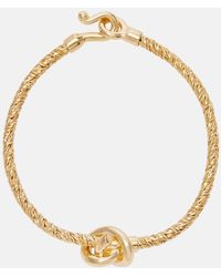 Bottega Veneta - Knot-Plated Sterling Bracelet - Lyst
