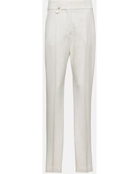 Jacquemus - Le Pantalon Tibau Side-Slit Slim Pants - Lyst