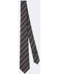 Gucci - Corbata De Seda A Rayas Con Horsebit - Lyst