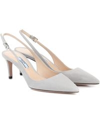 Prada Pumps slingback in suede - Multicolore