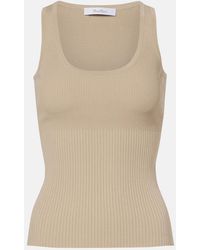 Max Mara - Ribbed-Knit Tank Top - Lyst