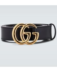 Gucci - Gg Marmont Leather Belt - Lyst