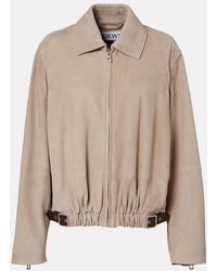 Loewe - Suede Jacket - Lyst