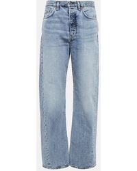 TOTEME - High-Rise Straight Jeans - Lyst