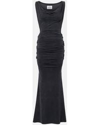 Vivienne Westwood - Liz Draped Jersey Maxi Dress - Lyst