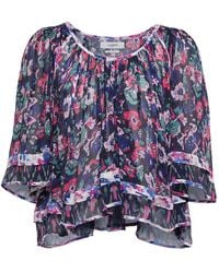 Isabel Marant - Blusa Roxini con stampa floreale - Lyst