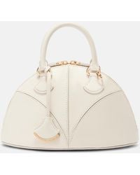 BVLGARI - Marquise Small Leather Top-Handle Bag - Lyst