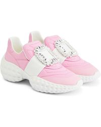 Roger Vivier Verzierte Plateau-Sneakers - Pink