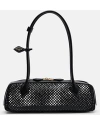 Alaïa - Le Teckel Medium Woven Leather Shoulder Bag - Lyst