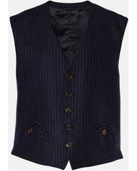 Blazé Milano - Lady Maud Wool And Cashmere Vest - Lyst