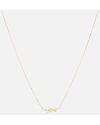 Bottega Veneta - Knot 18Kt-Plated Sterling Necklace - Lyst