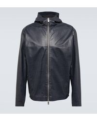 Berluti - Scritto Printed B-way Leather Jacket - Lyst