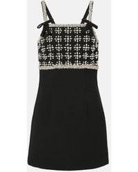 Rebecca Vallance - Rina Crystal-Embellished Minidress - Lyst
