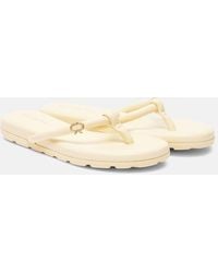 Gianvito Rossi - Fiji Leather Thong Sandals - Lyst