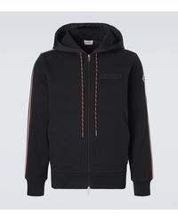 Moncler - Cotton Zip-Up Hoodie - Lyst