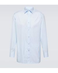 Loro Piana - Camisa Oxford De Popelin De Algodon - Lyst