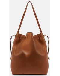The Row - Belvedere Leather Tote Bag - Lyst