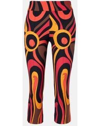 PUCCI - Marmo Jersey Capri Pants - Lyst