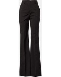 Sportmax - Hangar Virgin Wool Flared Pants - Lyst