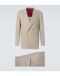 Brunello Cucinelli - Anzug Aus Wolle Und Kaschmir - Lyst