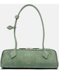 Alaïa - Le Teckel Medium Suede Shoulder Bag - Lyst