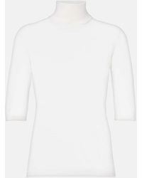 Max Mara - Cecina Virgin Wool Turtleneck Top - Lyst