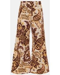 Etro - High-Rise Wide-Leg Jeans - Lyst