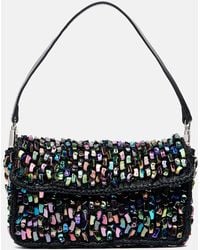 STAUD - Timmy Beaded Shoulder Bag - Lyst