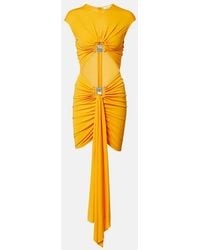 Christopher Esber - Bezel Quartz Disconnect Jersey Minidress - Lyst