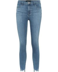 Femme Vêtements Jeans Pantalons capri et pantacourts Pantalon en jean Jean J Brand en coloris Bleu 